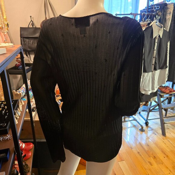 Black single button Cardigan small-medium - Picture 7 of 8